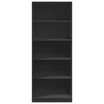 Wardrobe Black 80x50x200 cm Engineered Wood 3307721