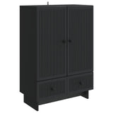 Sideboard Black 66 x 34.5 x 95 cm Engineered Wood 893976