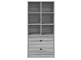 Highboard with Drawer Grey Sonoma 45.5 x 34 x 127 cm 869367