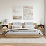 Bedside Cabinets 2 pcs Artisan Oak 40x36x65 cm Engineered Wood 856847