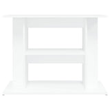 Aquarium Stand White 80x35x60 cm Engineered Wood 833575