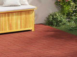 Stepping Stone 6 pcs Red 40.5 x 40.5 x 2 cm Rubber 42030073