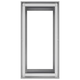Planter 40x80x80 cm Galvanised Steel 860778