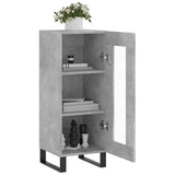 Sideboard Concrete Grey 34.5x34x90 cm Engineered Wood 828824