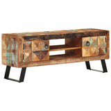 TV Cabinet 112x30x45 cm Solid Wood Reclaimed 354321