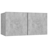 4 Piece TV Cabinet Set Concrete Grey Engineered Wood 3079096
