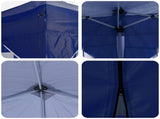 Pop-up Party Tent 575 x 288 x 245 cm Blue Oxford Fabric 42019901
