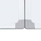 Magnetic Whiteboard Foldable 150x80x1.7 cm Aluminium 4005360