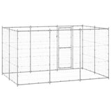 Outdoor Dog Kennel Galvanised Steel 7.26 m 3082308