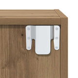 TV Cabinet Set Wall-mounted 3 pcs Artisan Oak Engineered Wood 3393131