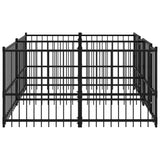 Outdoor Dog Kennel Steel 3.75 m 3124579