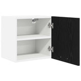 Hanging Cabinet 2 pcs Black Oak and White 40 x 31 x 40 cm 884133