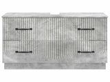 Bathroom Sink Cabinet HOORN Concrete Grey 82 x 41x 56 cm 897238