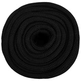 Multipurpose Utility Rope 18 mm 100 m Black Polyester 3473514