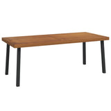 9 Piece Garden Dining Set Solid Wood Acacia and Metal 3155425