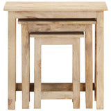 Nesting Tables 3 pcs Solid Mango Wood 287489
