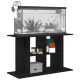 Aquarium Stand Black Oak 100x40x60 cm Engineered Wood 862150