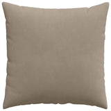 Sofa Pillows 2 pcs Taupe 80 x 80 cm Fabric 42014069