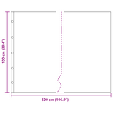 ZNTS Root Barrier with Connecting Rails Black 1x5 m 1,5 mm HDPE 42006483