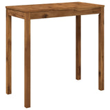 Garden Bar Table Natural 108.5 x 55 x 105 cm Solid Acacia Wood 901258