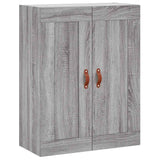 Highboard Grey Sonoma 69.5x34x180 cm Engineered Wood 3200047
