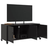 TV Cabinet Black 100.5x39x43.5 cm Steel 846644