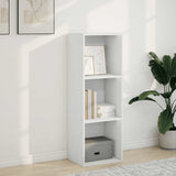 Bookcase White 40x30x114 cm Engineered Wood 857867