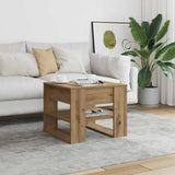 Coffee Table Artisan Oak 55.5x55x45 cm Engineered Wood 856819