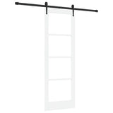 Sliding Door White and Black 73.5 x 211 cm 3332382