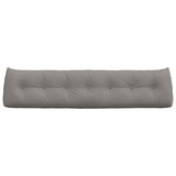 Back Pillow Taupe 200 x 24 x 50 cm Fabric 42014592