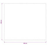 Table Cloth 5 pcs Rectangular Dark Green 140 x 160 cm 42040452