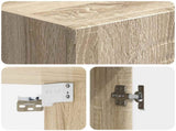 Wall-Mounted Cabinet Sonoma Oak 33 x 34.5 x 90 cm 898077