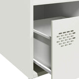 Highboard White 35x39x103.5 cm Steel 851381