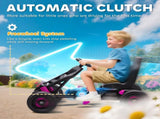 Pedal Go Kart for Kids Aged 3-6 Years, with Freewheel System, Brake, EVA Anti-Slip Wheels, Pink T3398P378925