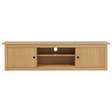 TV Rack HILL Honey Brown 158 x 40 x 39.5 cm Solid Pine Wood 42025045