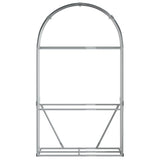 Log Holder Anthracite 120x45x210 cm Galvanised Steel 364562