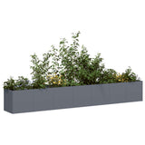 Planter Anthracite 280x40x40 cm Cold-rolled Steel 860691