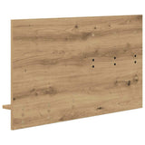 Wall-Mounted Coat Rack with Shelf Artisan Oak 90 x 10 x 50 cm 874522