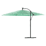 Garden Parasol with Steel Pole Green 290x290x238 cm 4005084