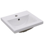 ZNTS Sink Cabinet with Built-in Basin Grey Engineered Wood 3070813