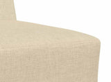 Modular Sofa Unit Armless 3 pcs Cream 55 x 74 x 82 cm Fabric 3399799
