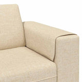 Sofa Set 3 pcs Cream Fabric 3335118