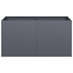 ZNTS Planter Anthracite 80x40x40 cm Cold-rolled Steel 860670