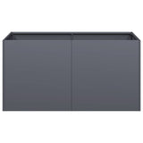 ZNTS Planter Anthracite 80x40x40 cm Cold-rolled Steel 860670