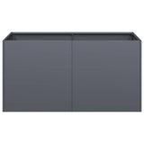 Planter Anthracite 80x40x40 cm Cold-rolled Steel 860670