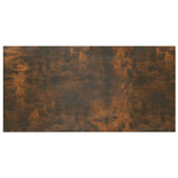 Bed Headboard with Cabinets Smoked Oak Engineered Wood 3115713