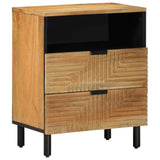 Bedside Cabinet Brown 50x33x60 cm Solid Wood Mango 4017730