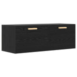 Wall Cabinet Black oak 100 x 36.5 x 35 cm Engineered Wood 8009827