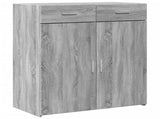 Sideboard Grey Sonoma 80x42.5x93 cm Engineered Wood 3281474