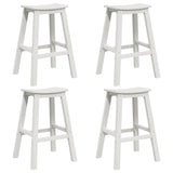 Garden Bar Set 4 pcs White HDPE 3335804